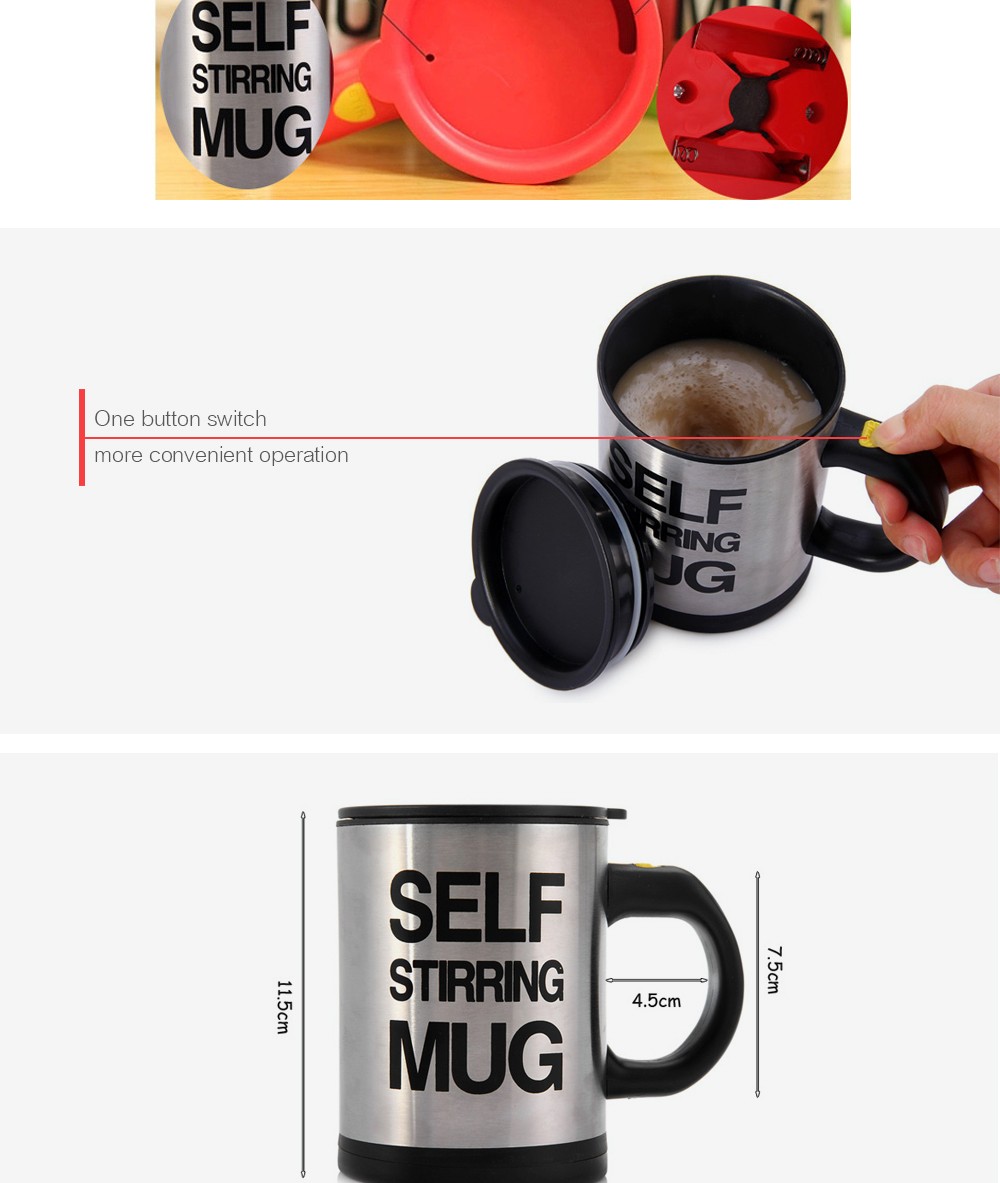 400Ml Mug Automatic Electric Lazy Self Stirring Mug