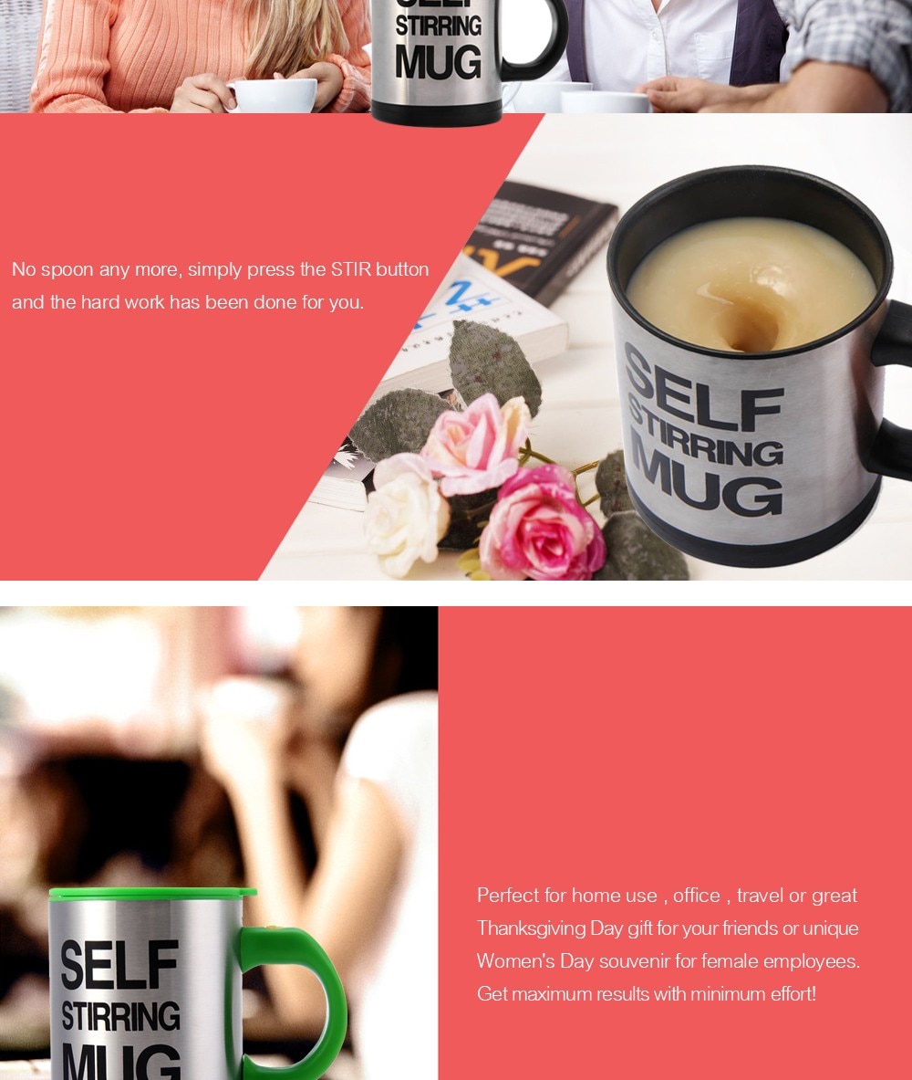 400Ml Mug Automatic Electric Lazy Self Stirring Mug