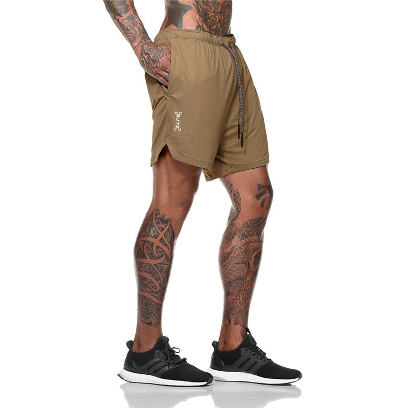 Men's Running Shorts 2 in 1 Double-deck & Quick Drying Men's Running Shorts 2 in 1 Double-deck & Quick Drying