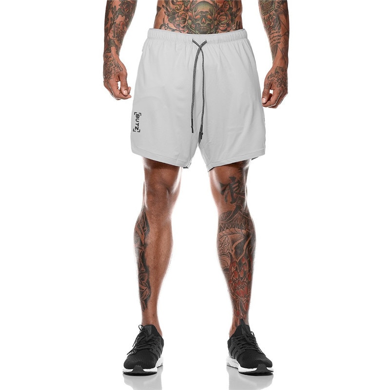 Men's Running Shorts 2 in 1 Double-deck & Quick Drying Men's Running Shorts 2 in 1 Double-deck & Quick Drying