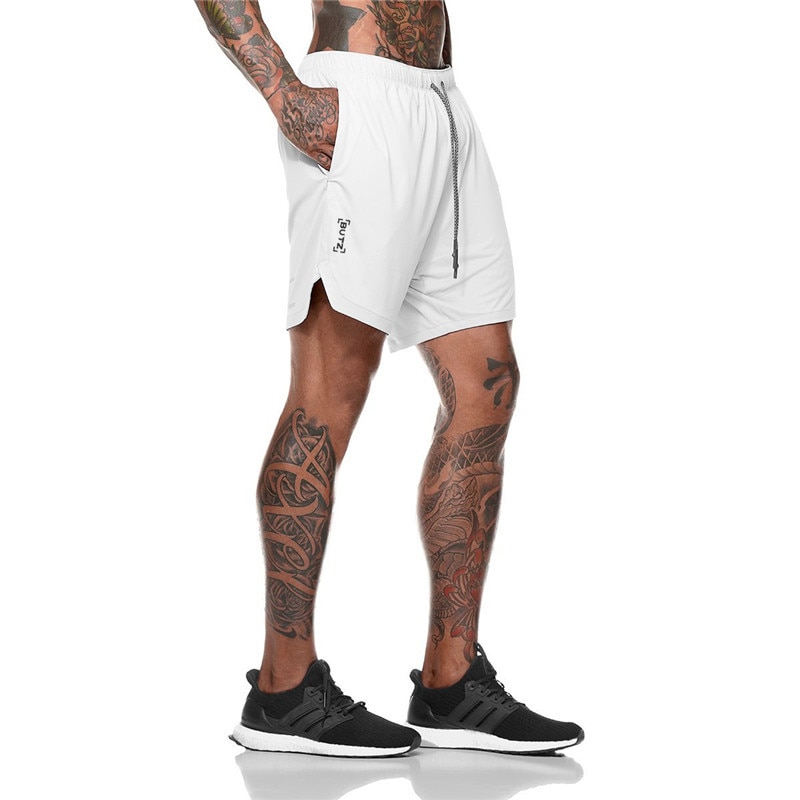 Men's Running Shorts 2 in 1 Double-deck & Quick Drying Men's Running Shorts 2 in 1 Double-deck & Quick Drying