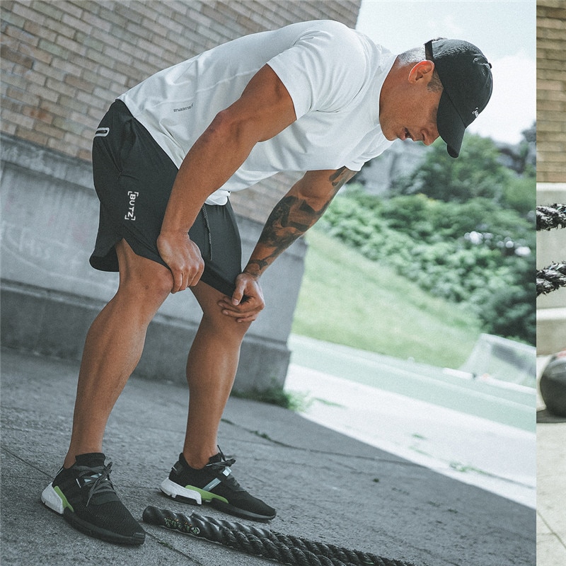 Men's Running Shorts 2 in 1 Double-deck & Quick Drying Men's Running Shorts 2 in 1 Double-deck & Quick Drying