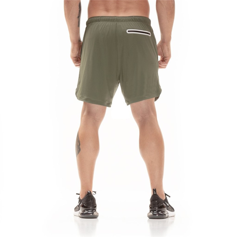 Men's Running Shorts 2 in 1 Double-deck & Quick Drying Men's Running Shorts 2 in 1 Double-deck & Quick Drying