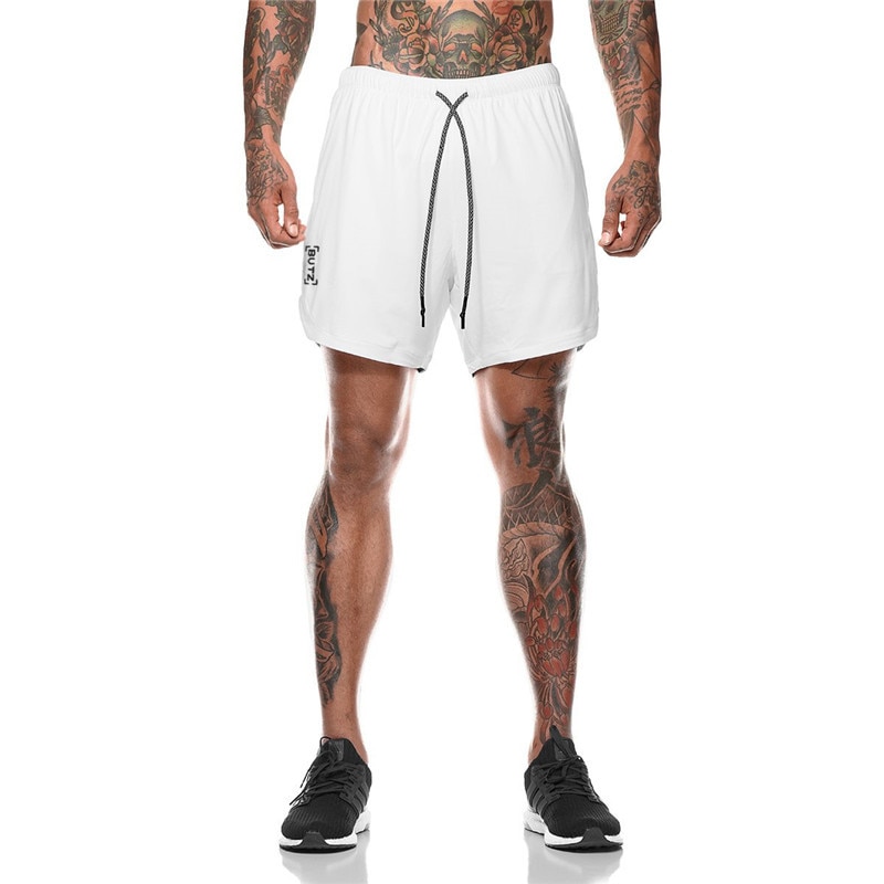 Men's Running Shorts 2 in 1 Double-deck & Quick Drying Men's Running Shorts 2 in 1 Double-deck & Quick Drying