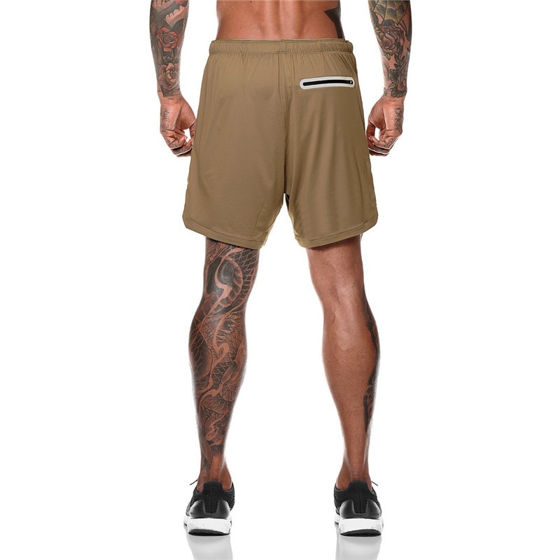 Men's Running Shorts 2 in 1 Double-deck & Quick Drying Men's Running Shorts 2 in 1 Double-deck & Quick Drying