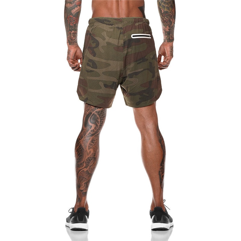 Men's Running Shorts 2 in 1 Double-deck & Quick Drying Men's Running Shorts 2 in 1 Double-deck & Quick Drying