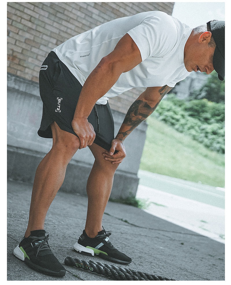 Men's Running Shorts 2 in 1 Double-deck & Quick Drying Men's Running Shorts 2 in 1 Double-deck & Quick Drying