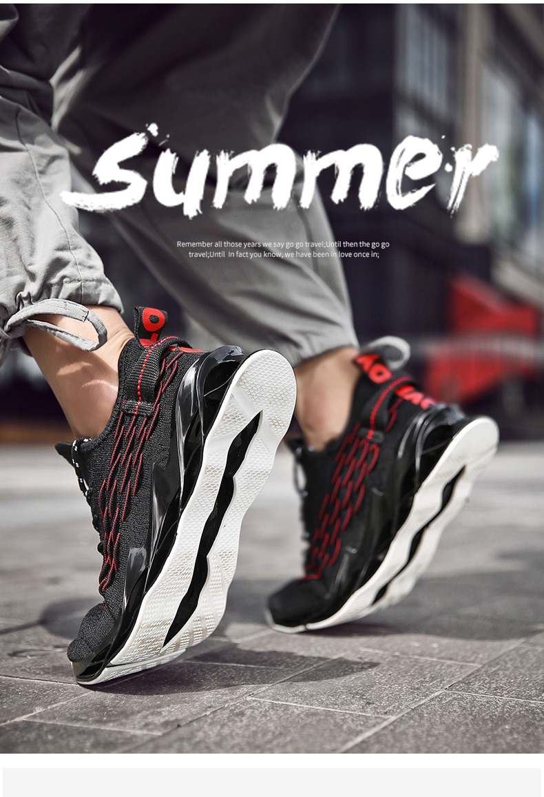 Sports Shoes High-quality Lace-up Athietic Breathable Blade Sneakers