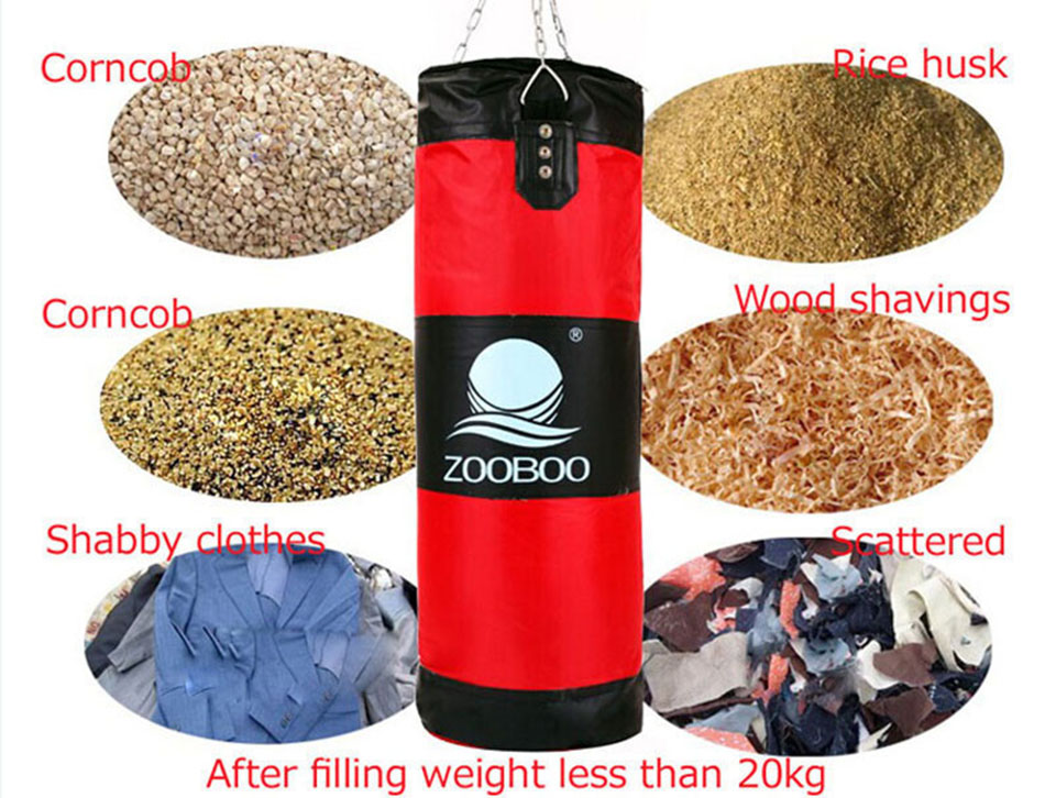 Fitness MMA Boxing Sandbag with Set Wraps & Hook & a pair Gloves