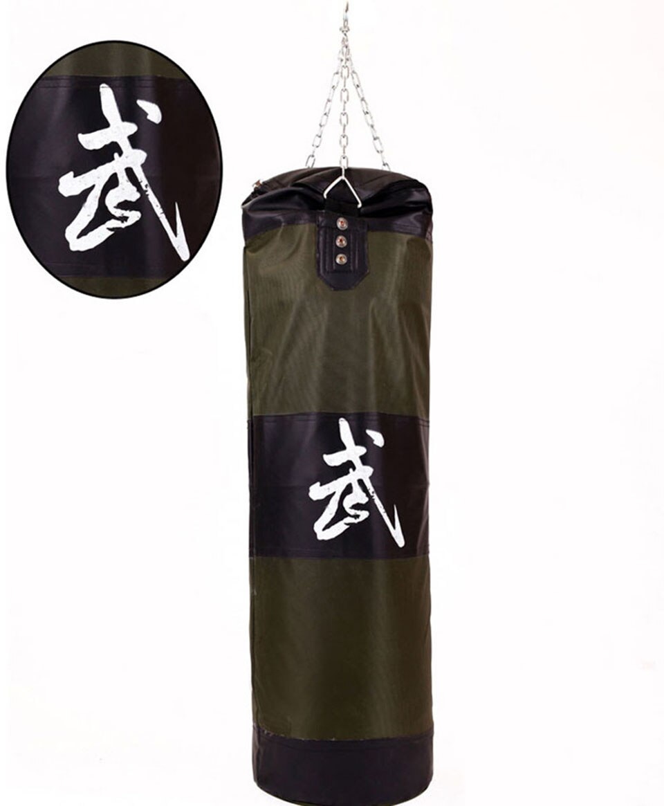 Fitness MMA Boxing Sandbag with Set Wraps & Hook & a pair Gloves