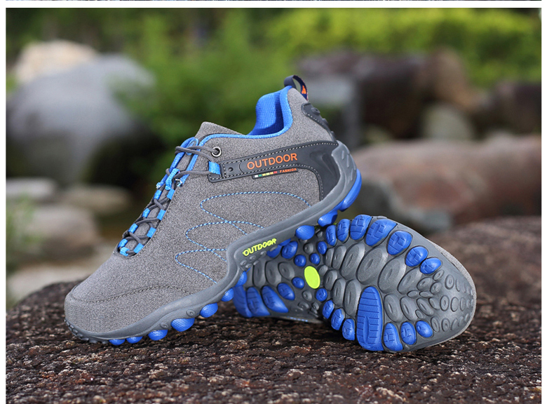 Women Leather Hiking Shoes Outdoor