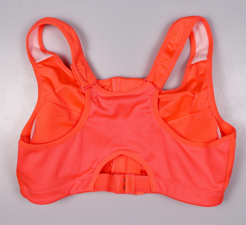 Women's Sports Bra with Frontal Zipper