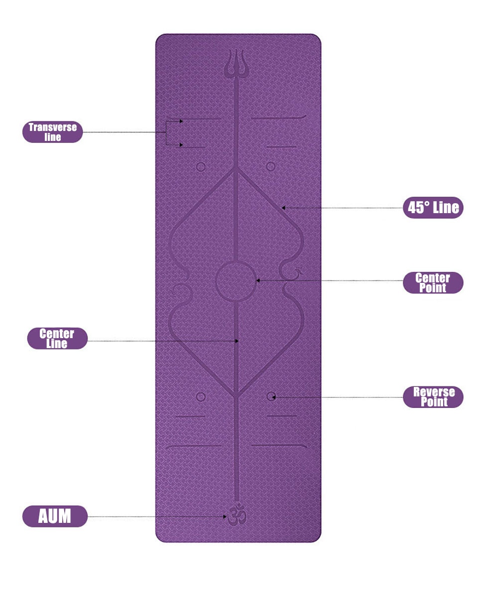 1830*610*6mm TPE Yoga Mat with Position Line Non Slip Carpet Mat For Beginner Environmental Fitness Gymnastics Mats 1830*610*6mm TPE Yoga Mat with Position Line Non Slip Carpet Mat For Beginner Environmental Fitness Gymnastics Mats