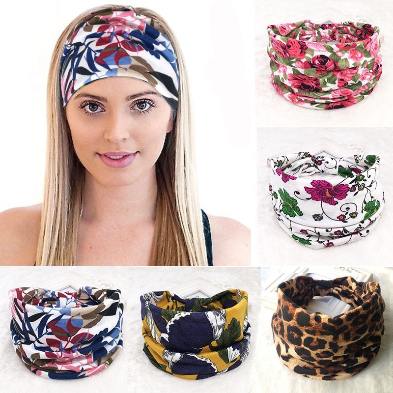 Cotton Women Headpiece Stretch TurbanHair