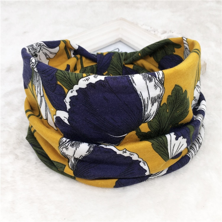 Cotton Women Headpiece Stretch TurbanHair