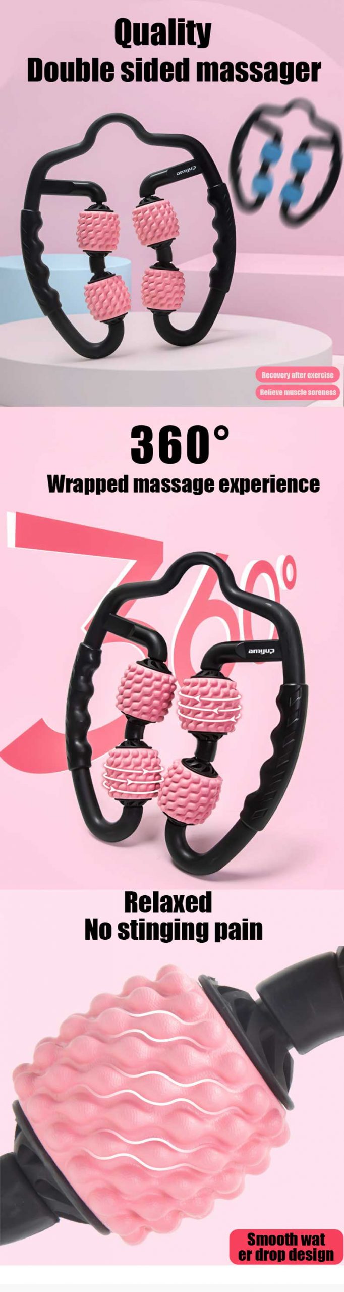 Massage Roller for Arm Leg Neck Muscle Tissue