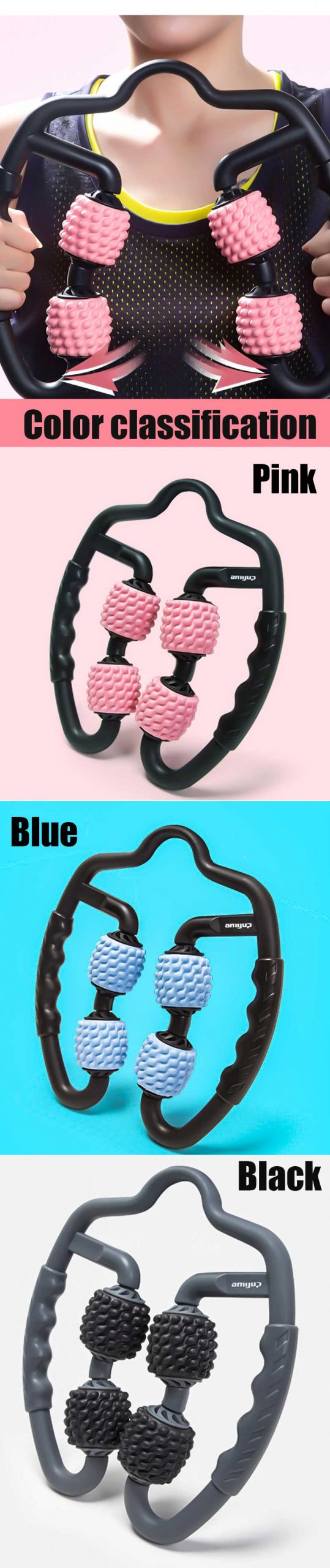 Massage Roller for Arm Leg Neck Muscle Tissue