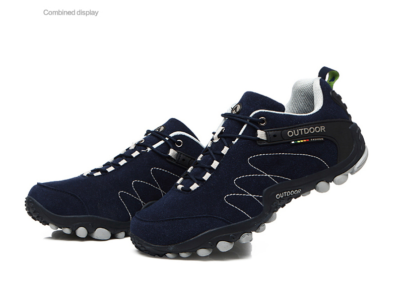 Women Leather Hiking Shoes Outdoor